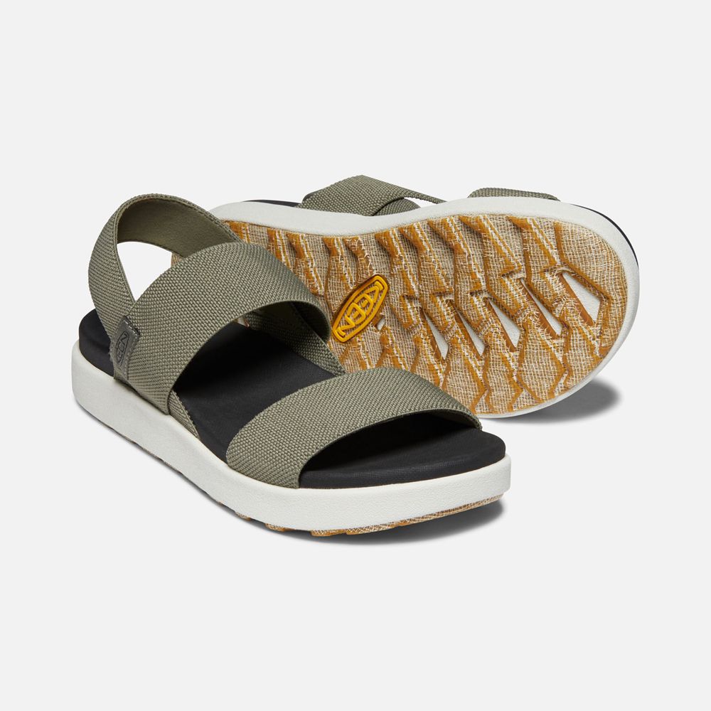 Sandalias de playa Keen Mexico Verde Oliva - Mujer Elle Backstrap - KJ3658712